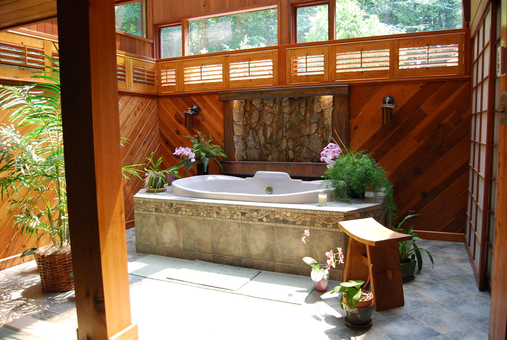 River Bend Addition with Bath - Asian - Bathroom - DC ...