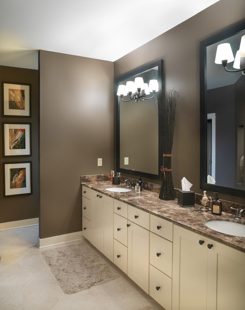 River House Traditional Bathroom Columbus by Melaragno Design