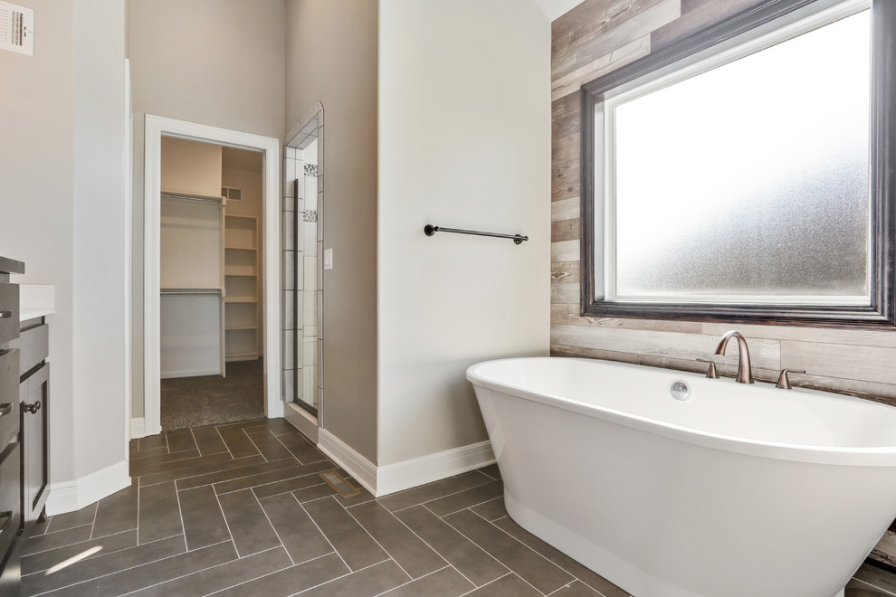 Riviera Custom Build in Prairie Highlands Modern Bathroom Kansas