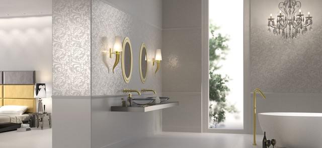 Roberto Cavalli Luxury Tiles - Contemporaneo - Stanza da Bagno - New York -  di Designer Tile Plus | Houzz
