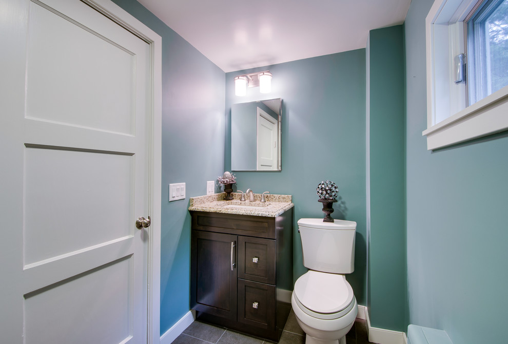 Robin's Egg Blue Bathroom Contemporary Bathroom Boston by