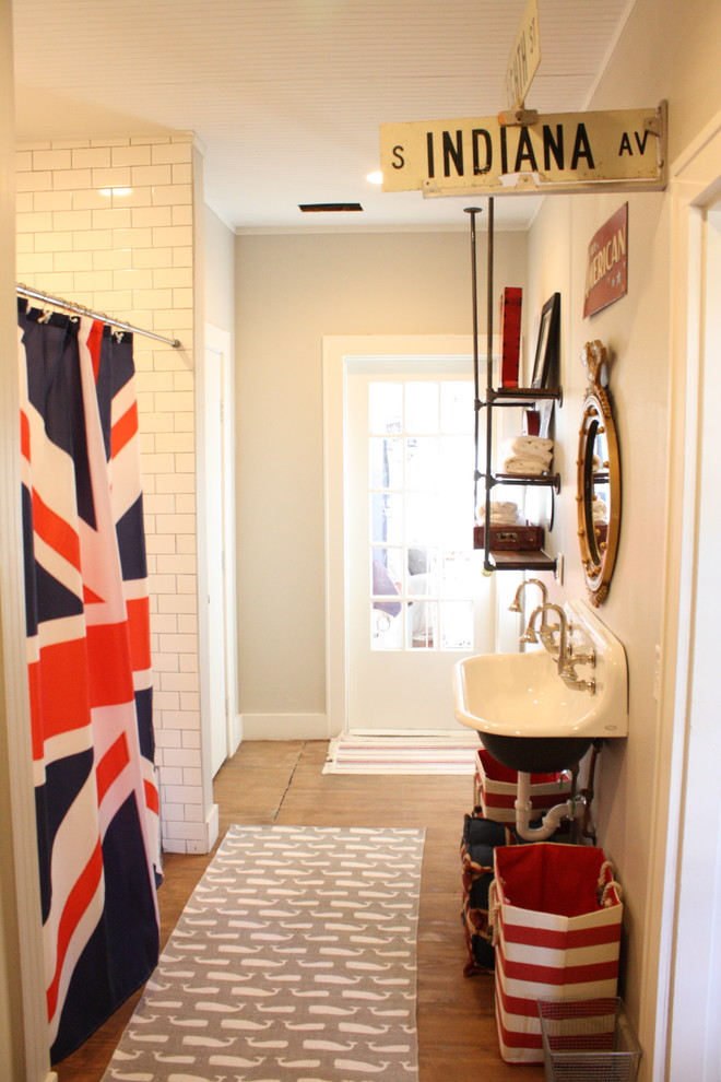 Rockstar Boys Bathroom Remodel Rustic Bathroom Dallas by