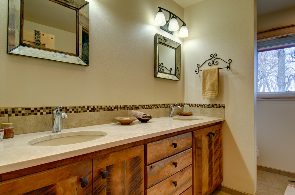 Roe residence - Rustic - Bathroom - Denver - by Circle Goods Reclaimed ...