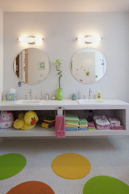 Aménager une salle de bains pour enfant - Les Bonnes Bouilles