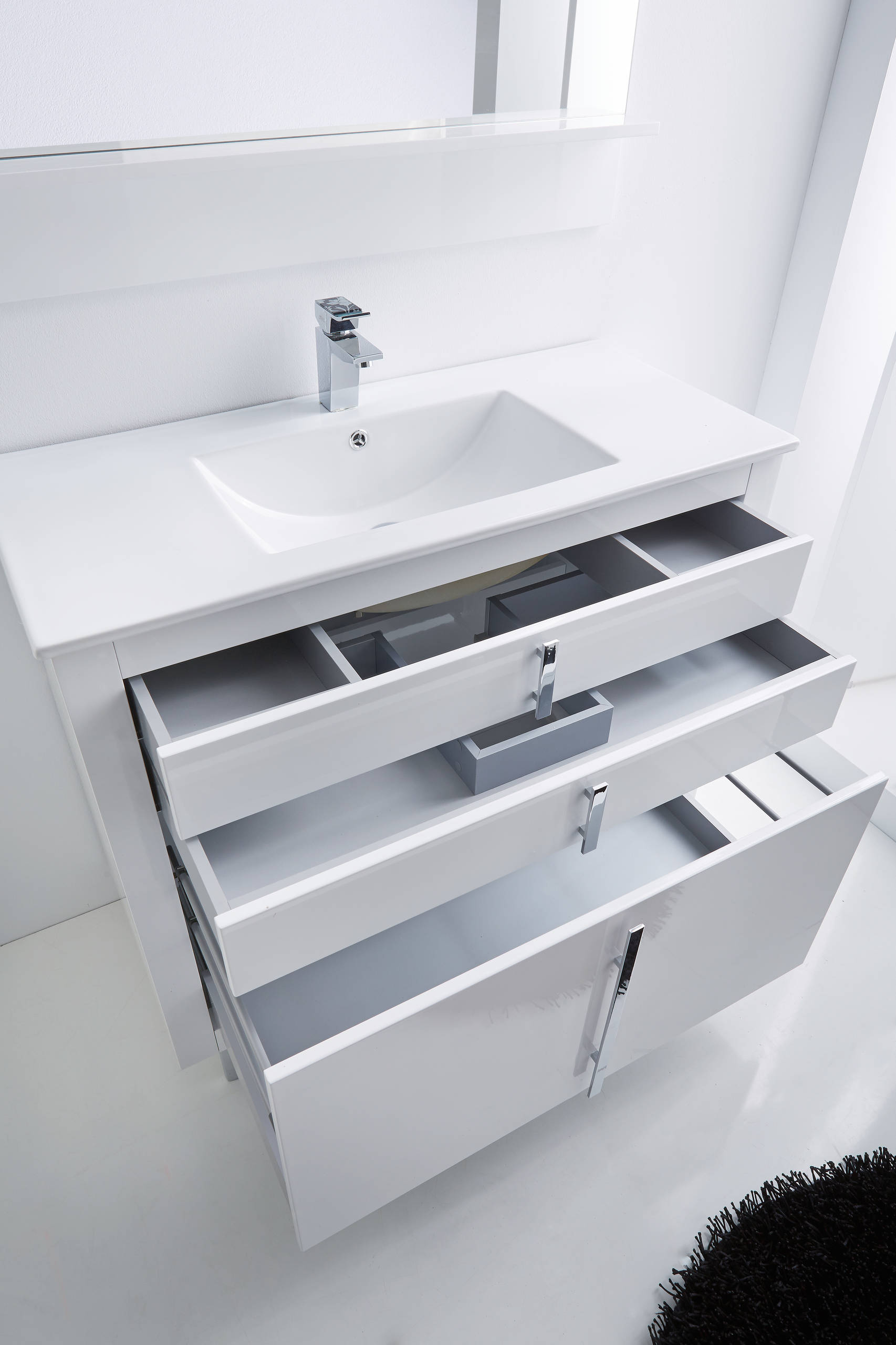 bathroom vanity with extra storage