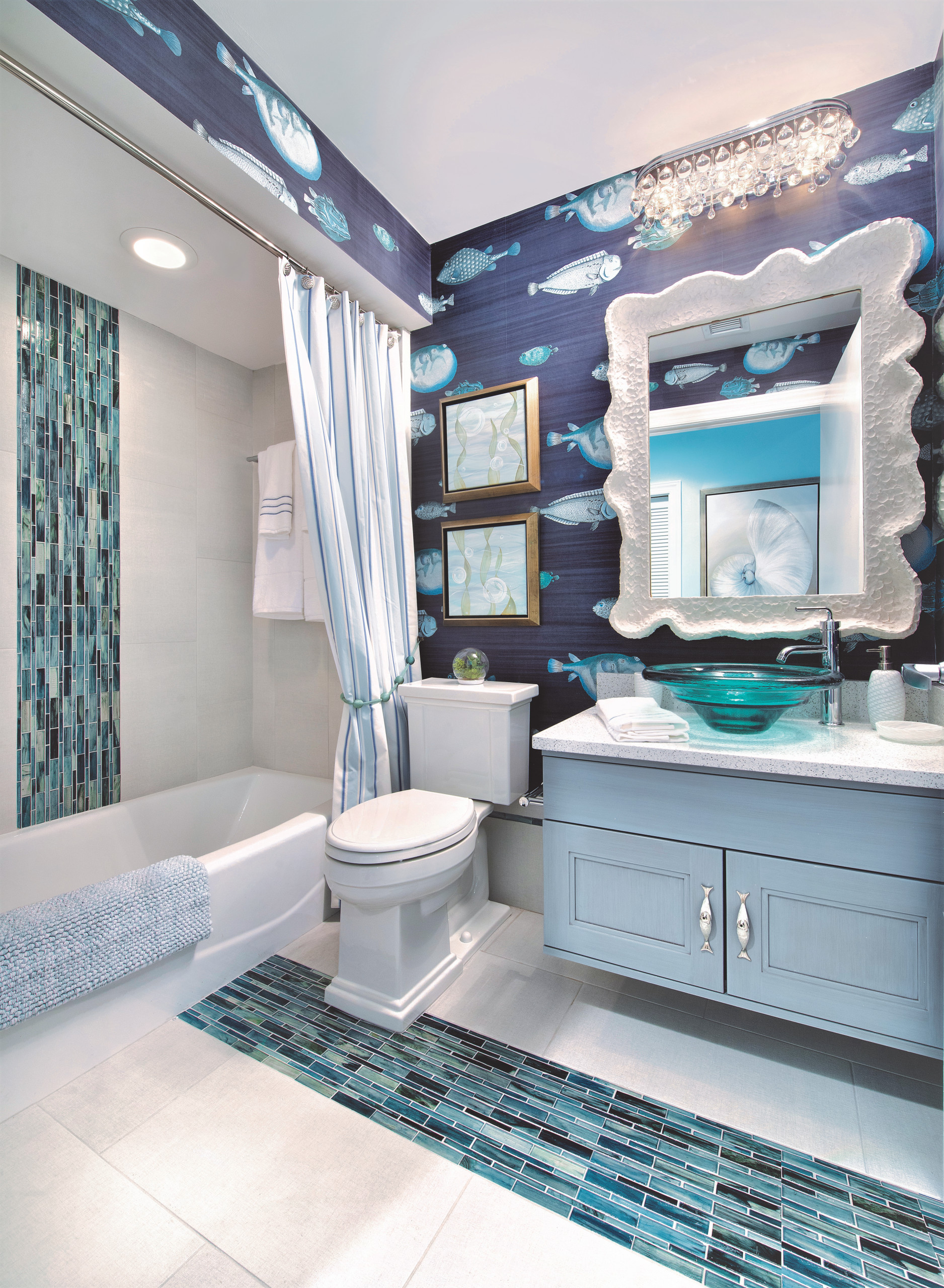 Ronald Mcdonald House Project Design 16 Swfl Beach Style Bathroom Miami By Design West Houzz