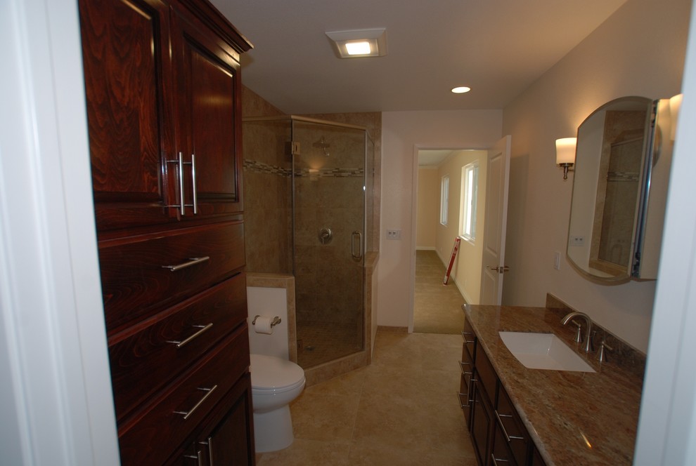 Room Addition Bathroom & Corner Shower & Walk In Closet & Linnen Tower