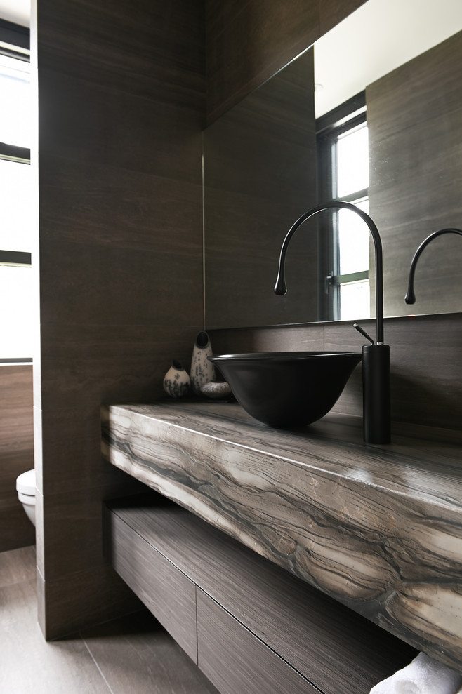 Inspiration for a large contemporary bathroom in Vancouver.