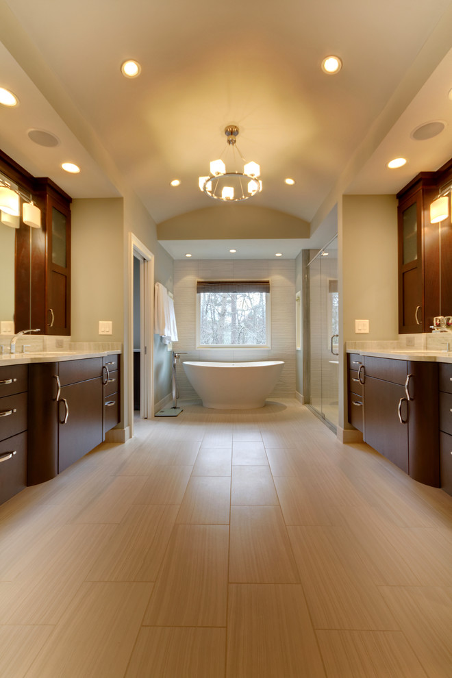 Roswell, GA contemporary master bath Contemporary Bathroom