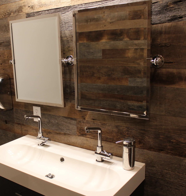 Rustic Commercial Restroom, Commercial Bathroom Mirrors Home Depot