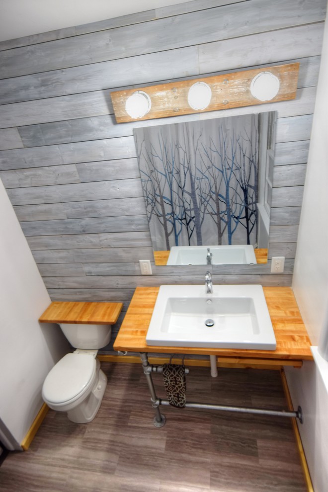 Rustic Industrial Bath Rustic Bathroom Grand Rapids by reREVIVALS LLC Houzz