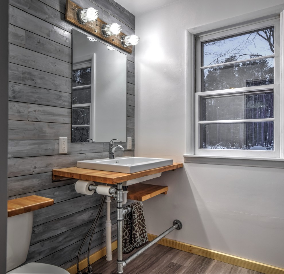 Rustic Industrial Bath Rustic Bathroom Grand Rapids by reREVIVALS LLC Houzz