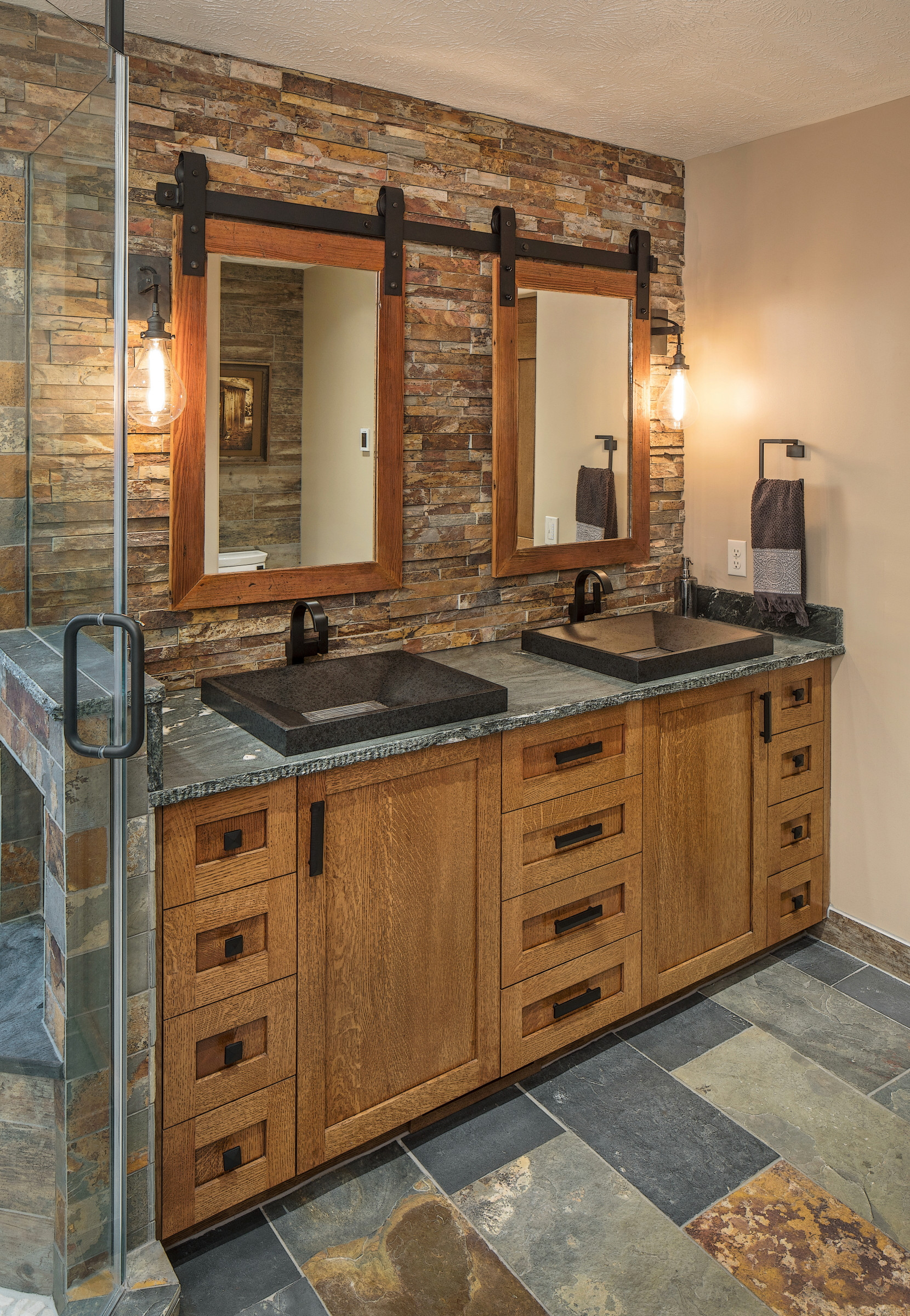 pics Rustic Master Bathroom Walk In Shower Ideas walk in shower ideas designs