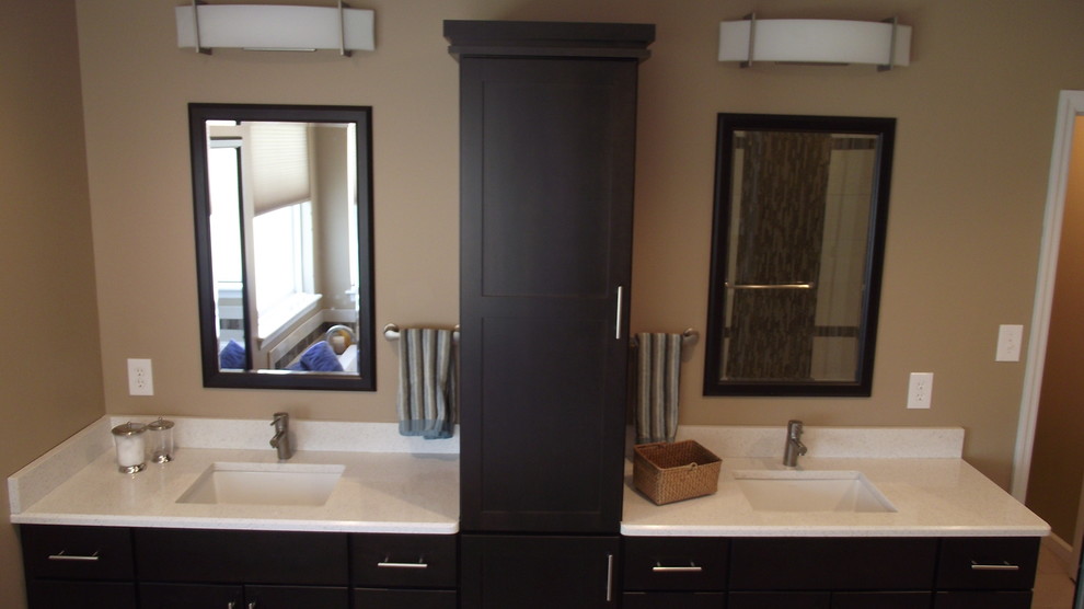 This is an example of a contemporary bathroom in St Louis.