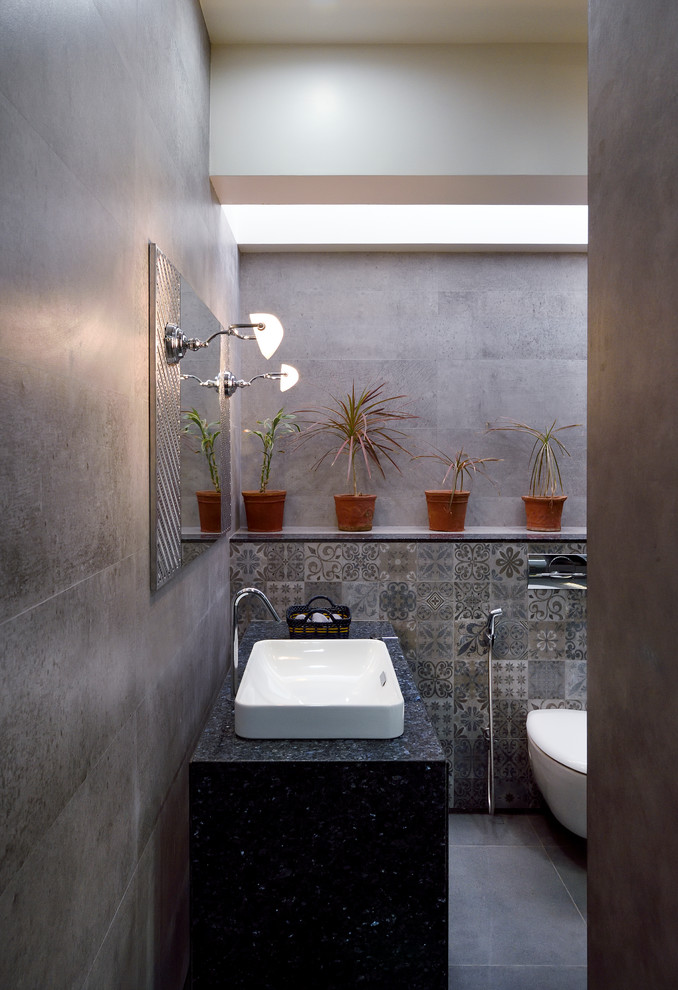 Bathroom - contemporary bathroom idea in Ahmedabad