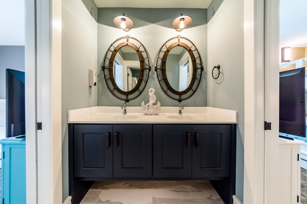 SAGA "OCEANS 18" Beach Style Bathroom Other by Noble Brothers