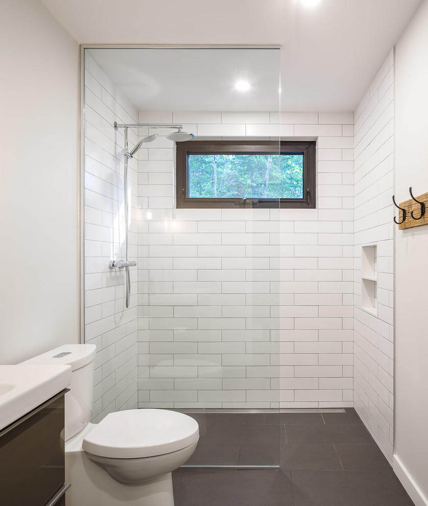 Sainte Sixte Lac Cottage Rustic Bathroom Ottawa by Flynn