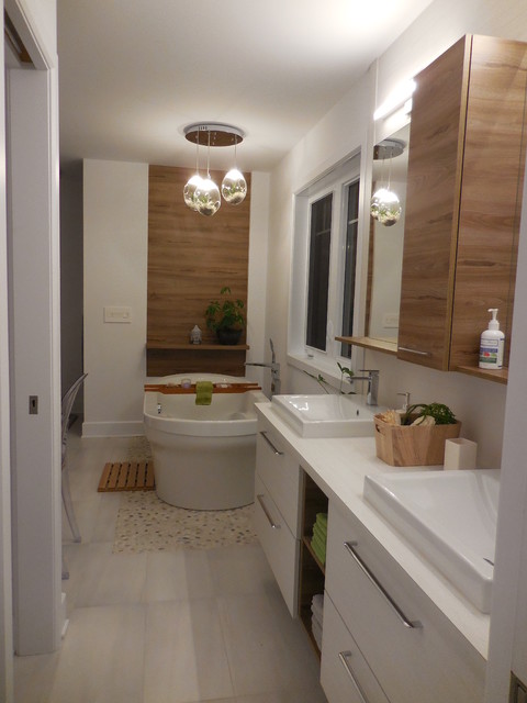 Salle De Bain Zen Modern Bathroom Montreal By Joelle Lavoie Designer Enr Houzz Au