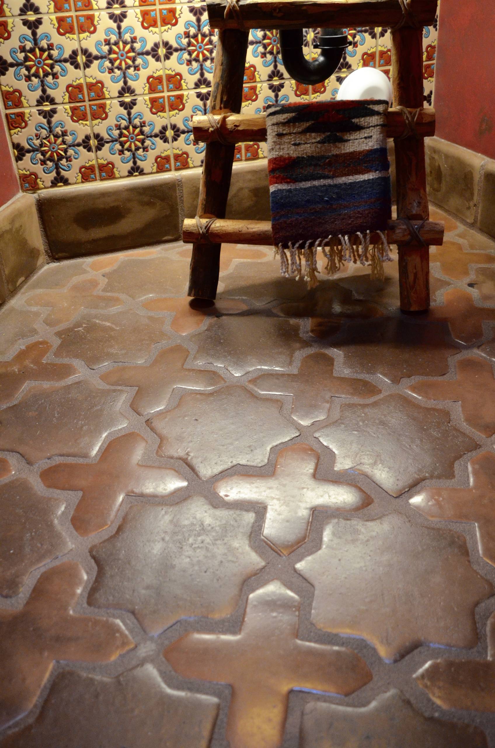 Saltillo Tile Flooring Bathroom Phoenix By Mexican Tile And Stone Houzz
