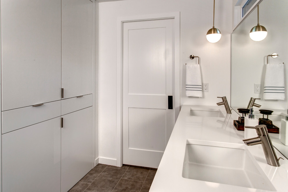 Sammamish Split Contemporary Bathroom Seattle By Board And Vellum