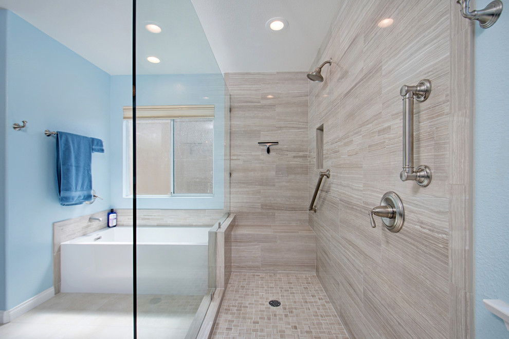 San Diego Kitchen and Master Bathroom Remodel Beach Style Bathroom