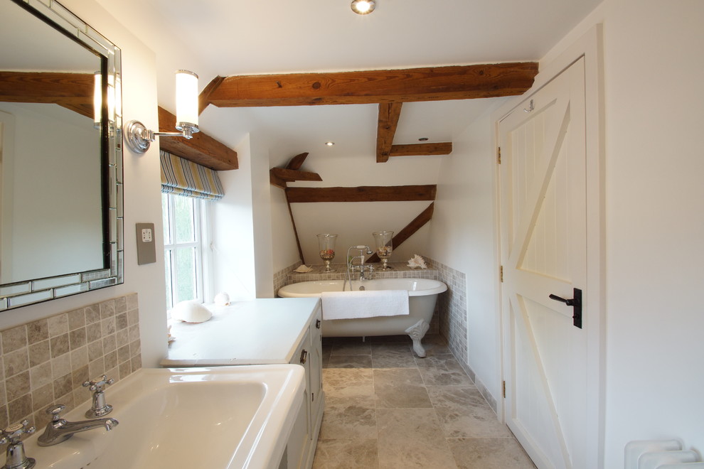 Inspiration for a country bathroom in Surrey.