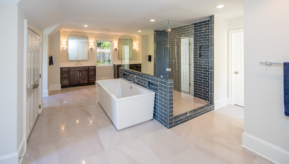 Sandy Springs Master Bath Transitional Bathroom Atlanta by