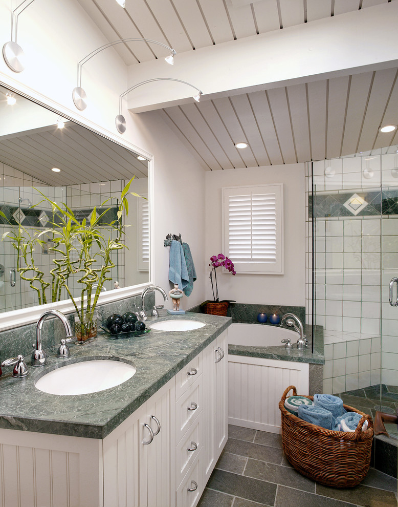 Photo of a world-inspired bathroom in Santa Barbara.