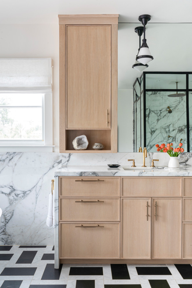 Bathroom - mediterranean bathroom idea in Los Angeles
