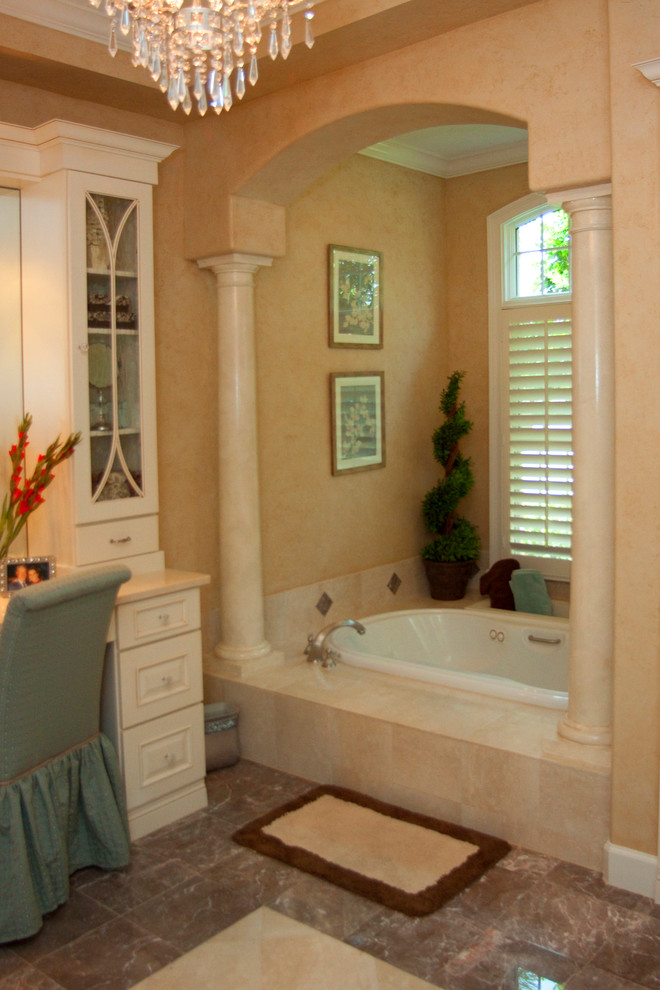 Sarasota Custom Master Vanity & Bathroom Transitional Bathroom