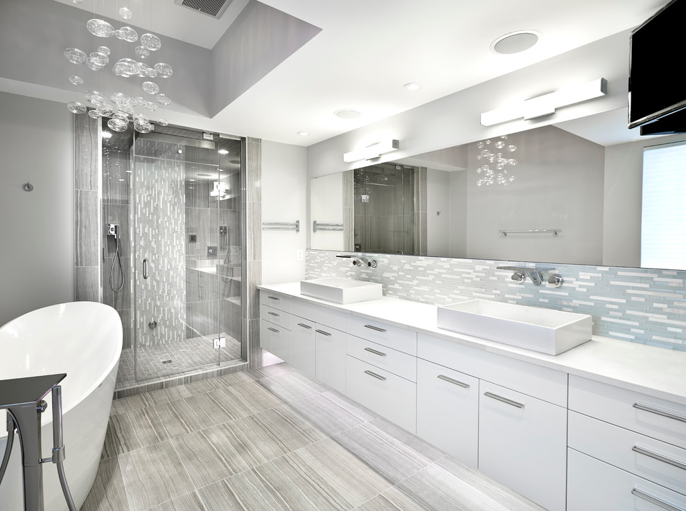 Scona Road Infill Modern Bathroom Edmonton by Parkwood Master