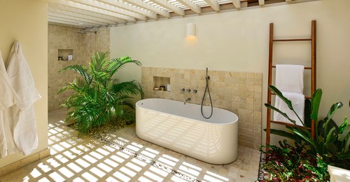travertine floors