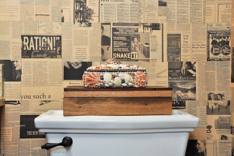 Inspiration for an eclectic bathroom remodel in Providence