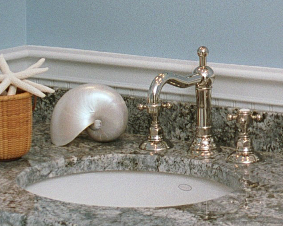 ボストンにあるトラディショナルスタイルのおしゃれな浴室の写真