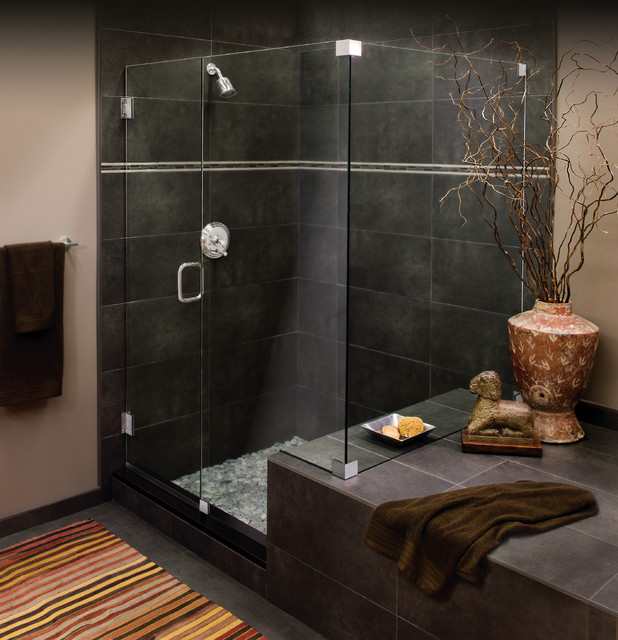 Series 90 ChannelFree Corner Stall Shower Enclosure Contemporary