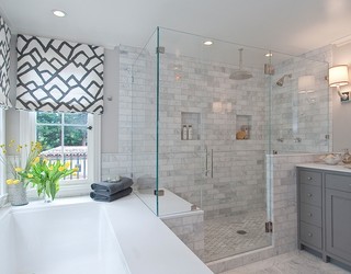 75 Gray Tile Bathroom Ideas You ll Love March 2024 Houzz