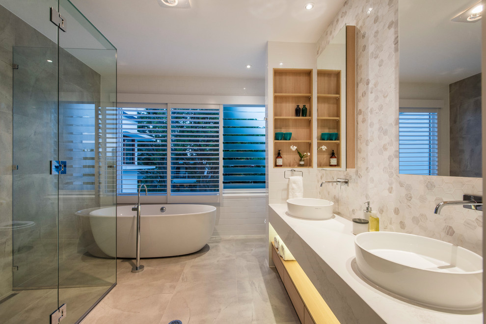 Shakespear Street, Bulimba Contemporary Bathroom Brisbane by Devmark Projects Houzz