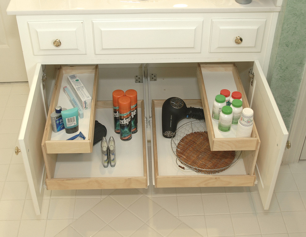 ShelfGenie GlideOut Shelves Traditional Bathroom Houston by