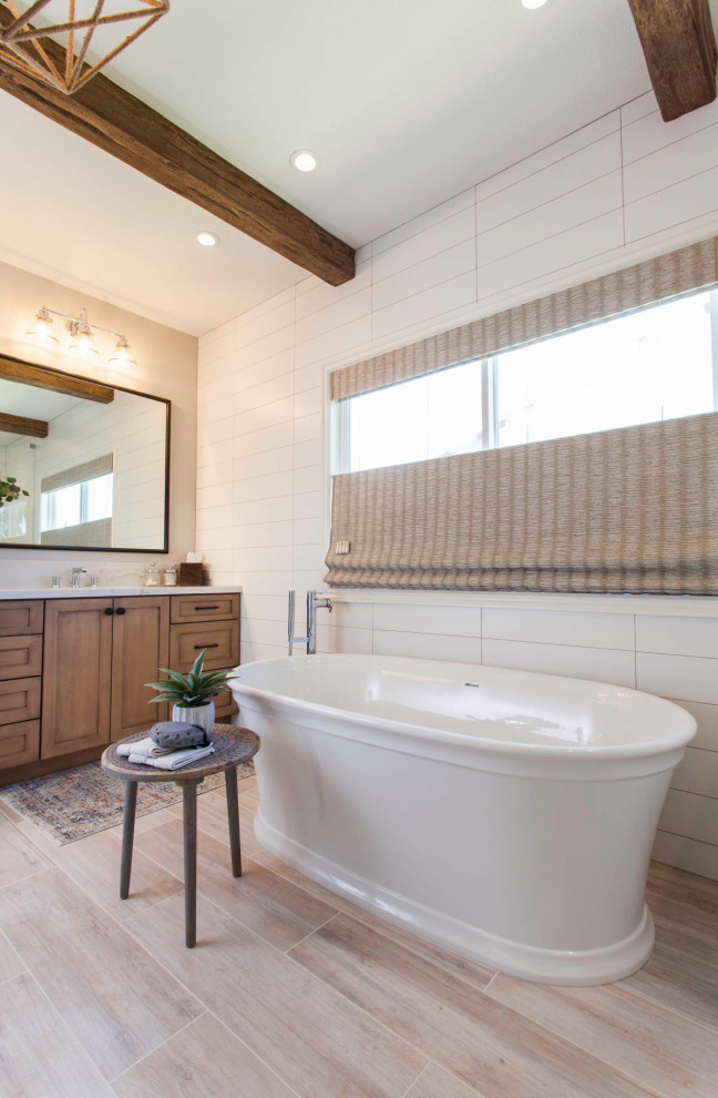 Shiplap Master Bathroom Remodel - Farmhouse - Bathroom - Denver - by ...