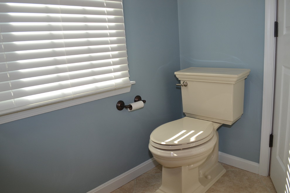 Example of a classic powder room design in Baltimore
