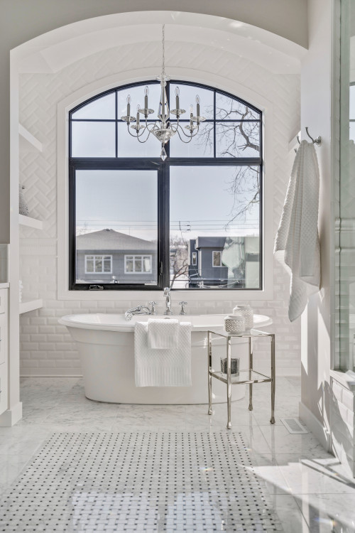 Pure Elegance: Unveiling Stunning French Bathroom Ideas with White Floors