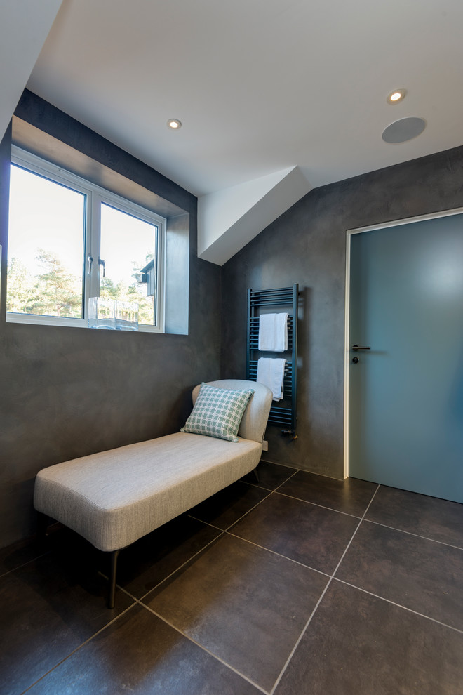 This is an example of a contemporary bathroom in Dorset.