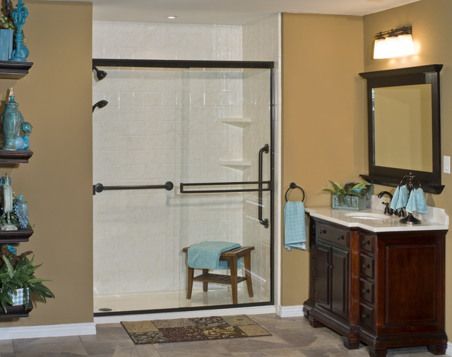 Shower Doors Éclectique Salle de Bain Autres périmètres par Re