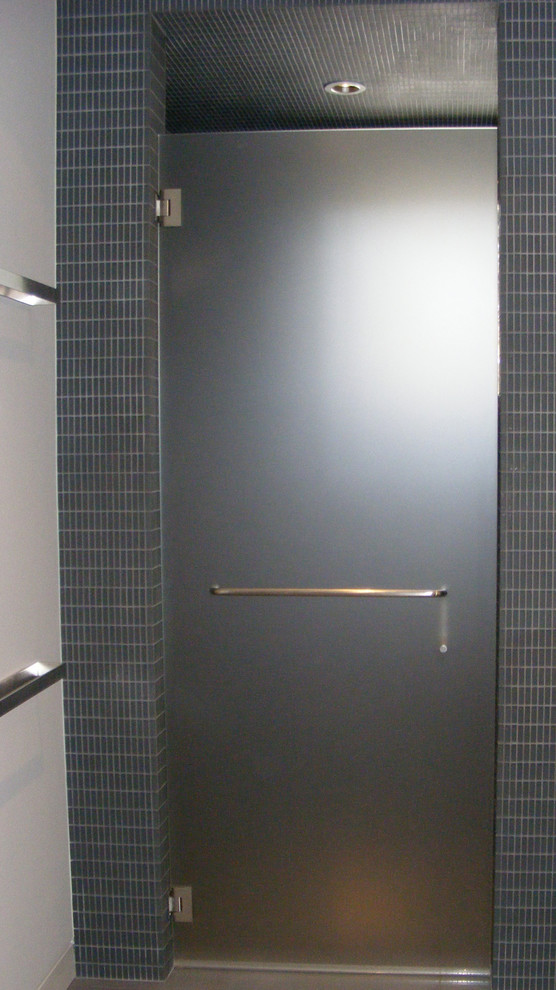 Bathroom - large contemporary master bathroom idea in Chicago