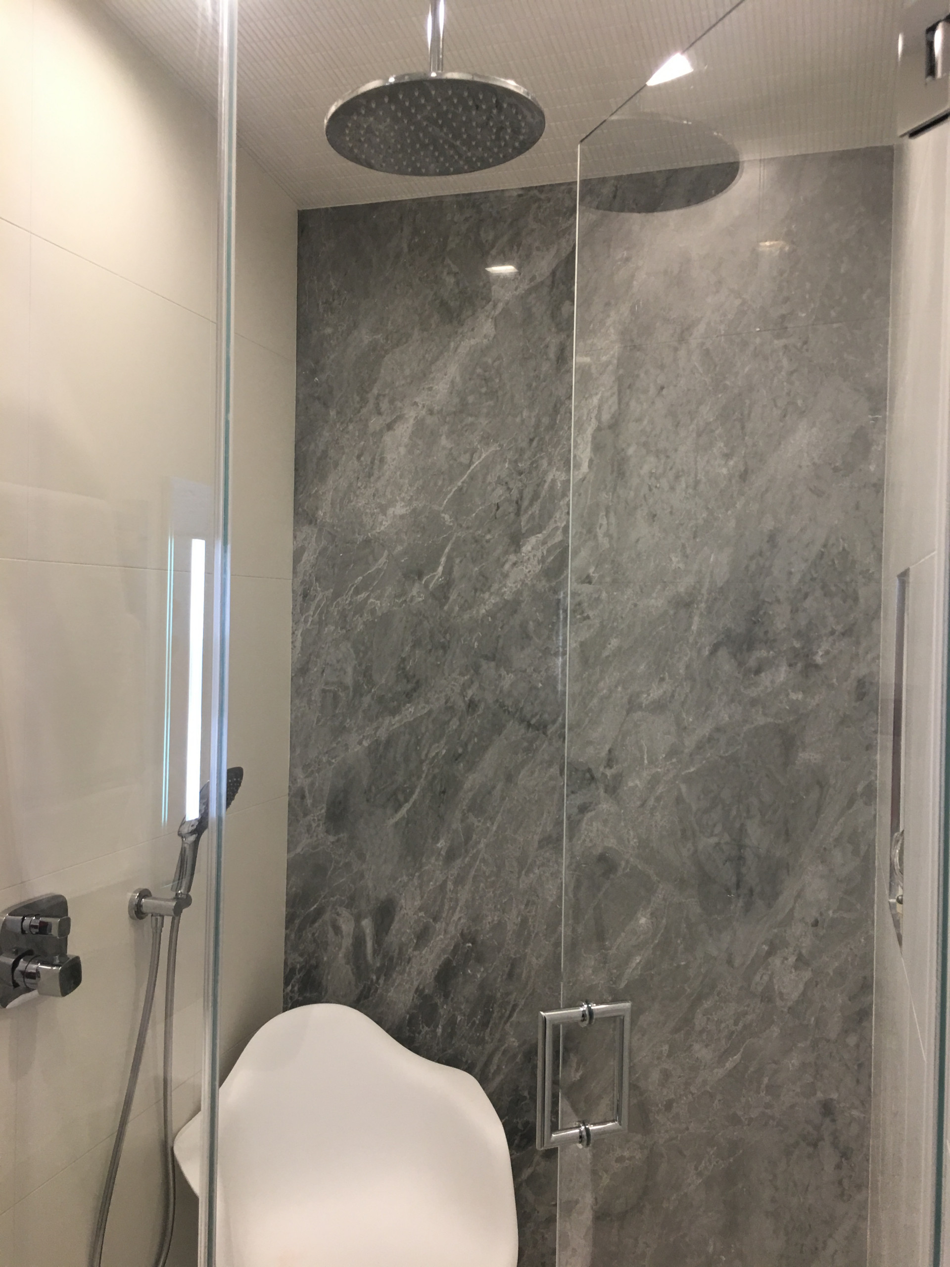 Shower Feature Wall - Blue De Savoie Marble - Contemporary - Bathroom - New York - by European Granite & Marble | Houzz shower-feature-wall-blue-de-savoie-marble-contemporary-bathroom-new-york-by-european-granite-marble-houzz