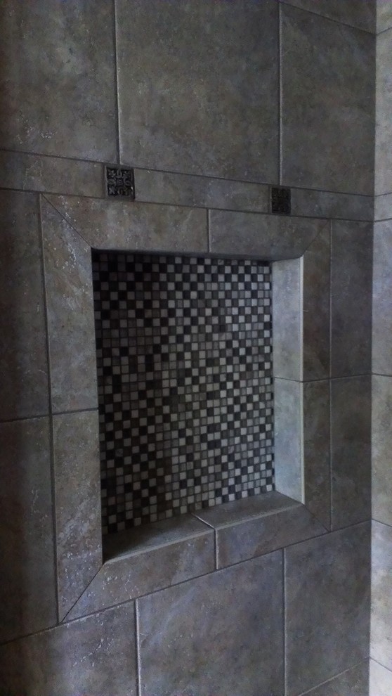 shower niche glass tile Modern Bathroom Atlanta by Ensotile Atlanta Bathroom