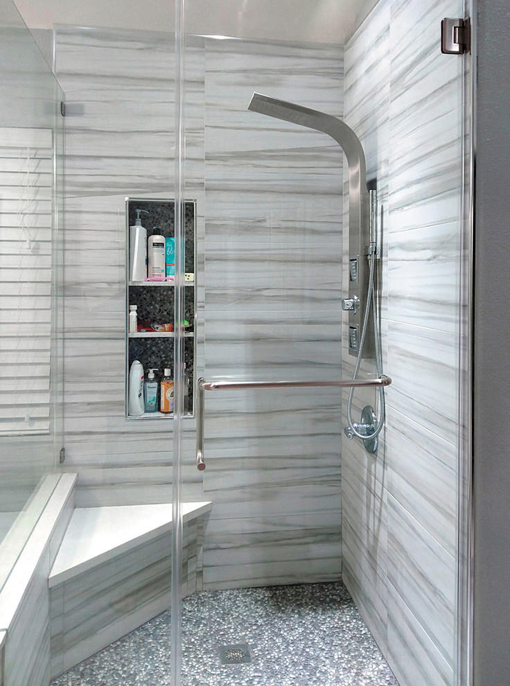 Shower Niche Ideas Bathroom DC Metro by Stone Solution + Design