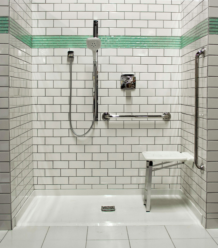 Shower Pans, Surrounds and Drains Traditional Bathroom