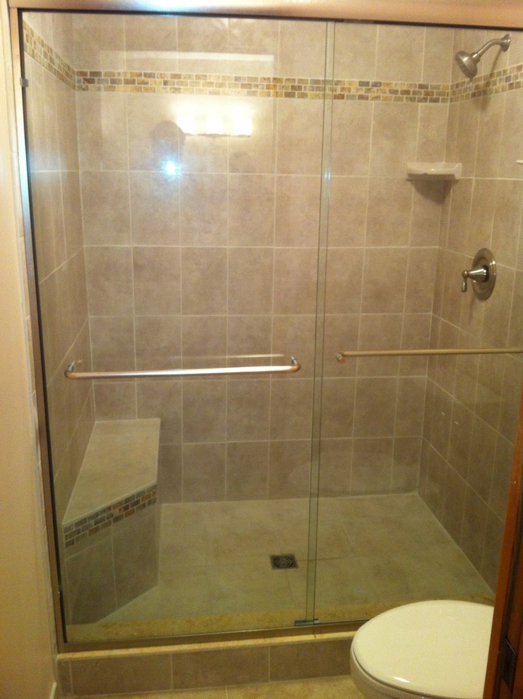 Shower Redo Contemporary Bathroom Miami by Express, Inc