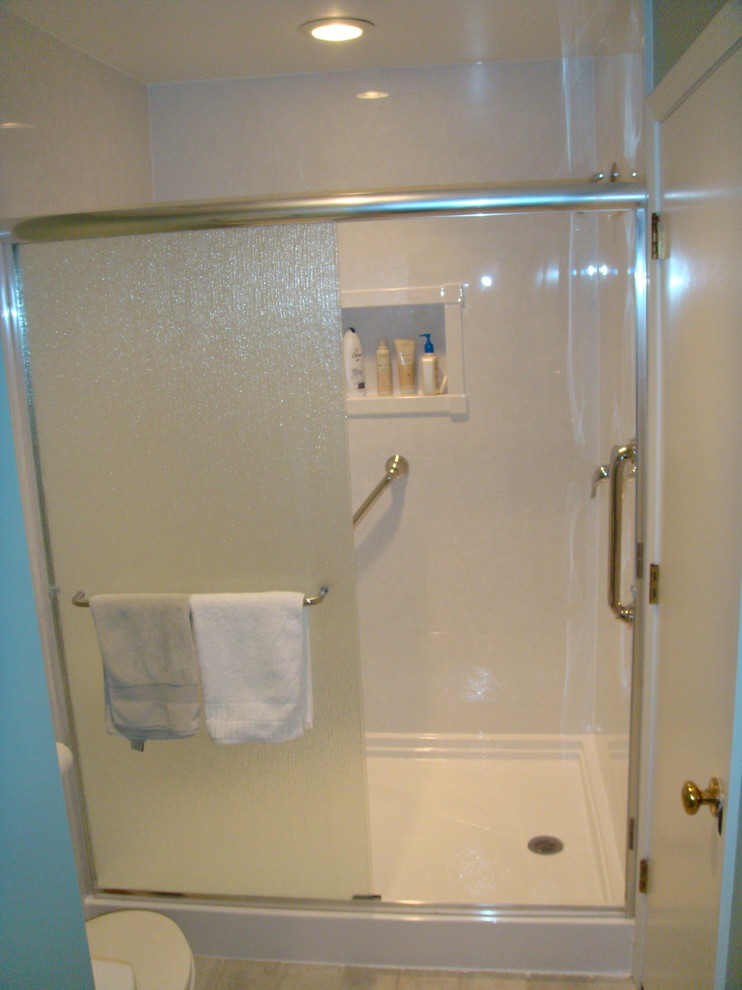 Shower Remodel for Seniors Transitional Bathroom Chicago by
